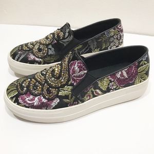 Steve Madden Fiasco Platform Sneaker with Beading